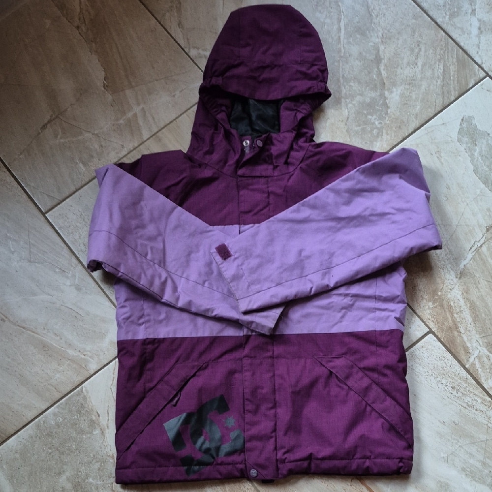 DC Kids Two-Tone Purple Puffer Jacket